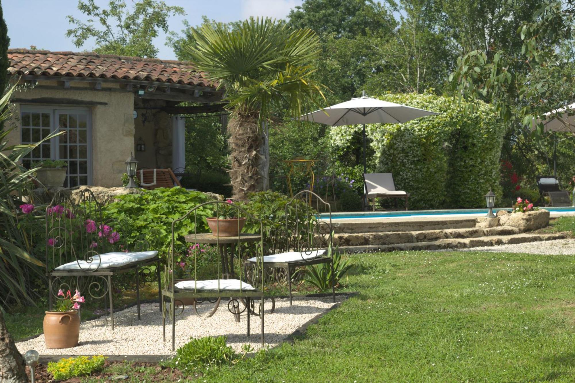 Au Bel Air Bed and Breakfast Clermont-Pouyguilles Buitenkant foto